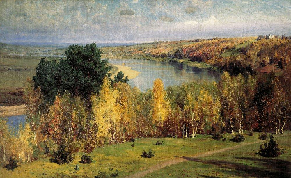 Золотая осень, художник Василий Поленов